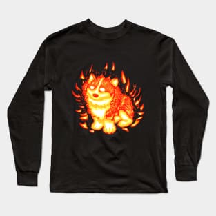 Flame Pup Long Sleeve T-Shirt